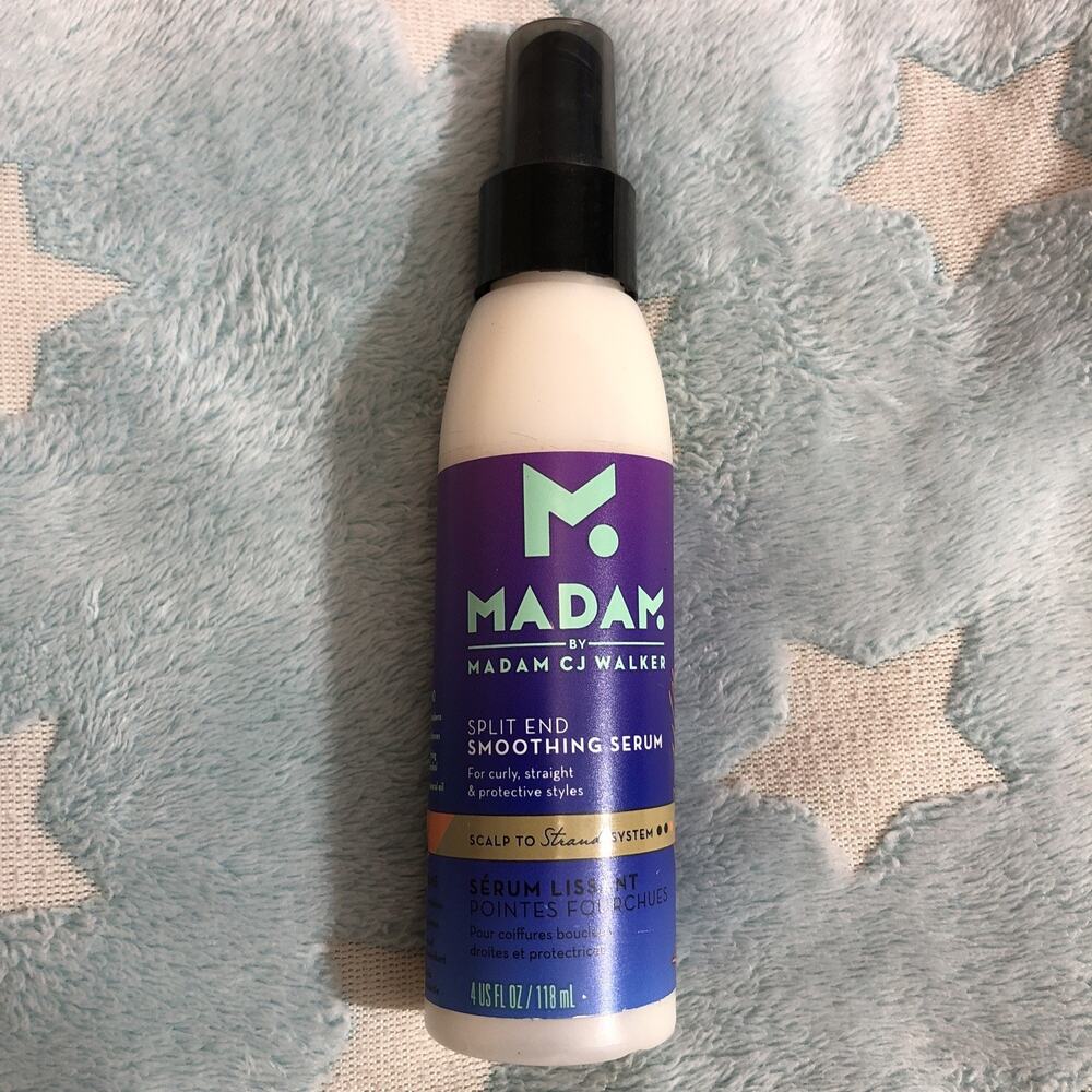 MADAM by Madam C.J. Walker SPLIT END SMOOTHING HAIR SERUM For Curly, Straight &
